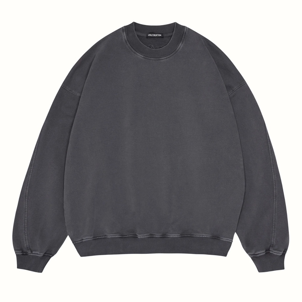 Cole Buxton Warm Up Sweatshirt Black Mens Size Medium